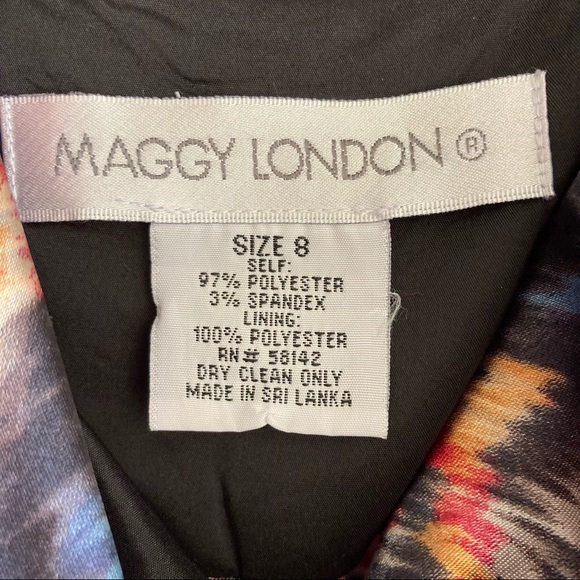 Maggy London Pretty Floral Dress 8 - Picture 6 of 10